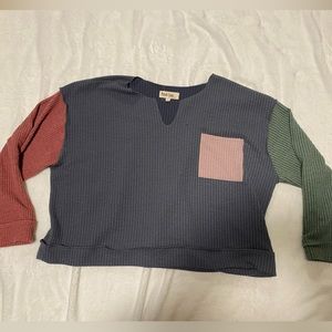 multi colored women’s sweater